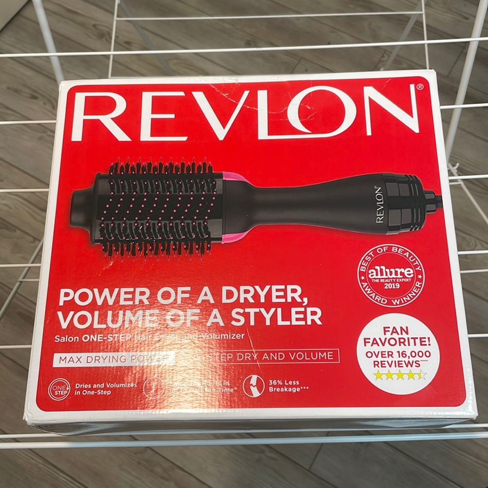 Brand New, open box Revlon One-Step hair dryer